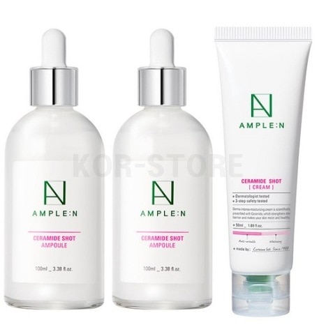 セラミドショットアンプル 大容量 100ml 2本 + セラミドショットクリーム 50ml 1個