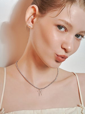 ★Hei★ baguette layered necklace★韓国人気★ baguette layered necklace – HEI 2025