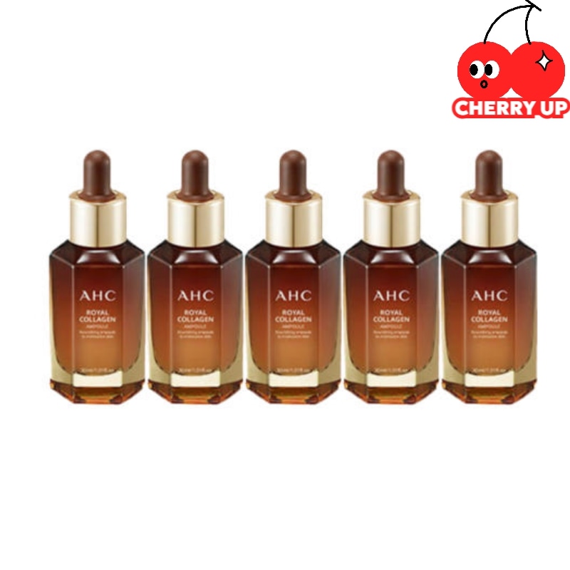 【1+1+1+1+1】ロイヤルコラーゲンアンプル 30ml×5本 ハリ美容液 保湿エッセンス 弾力ケア しっとり 集中美容 高濃度アンプル 乾燥肌 エイジングケア セラム