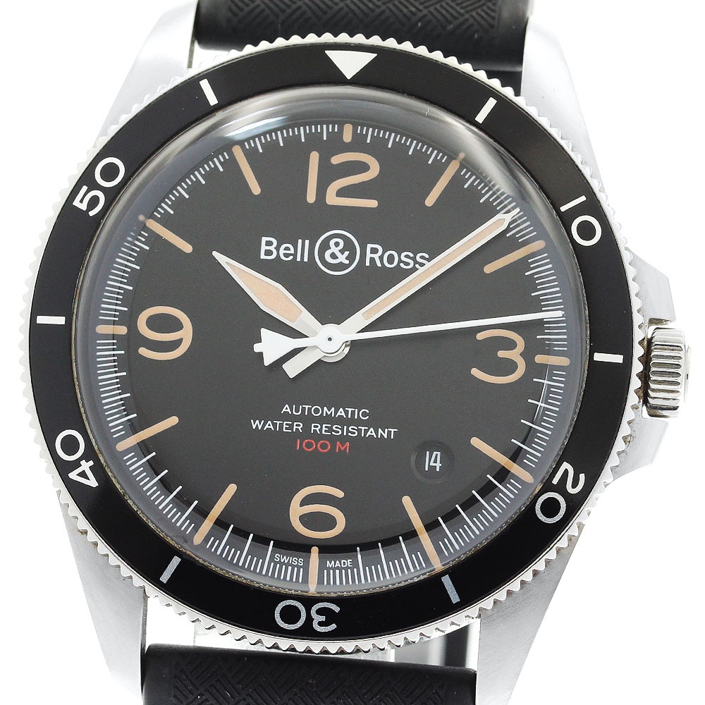 ベル＆ロス Bell＆Ross BRV2-92-S デイト 自動巻き メンズ _892544【中古】
