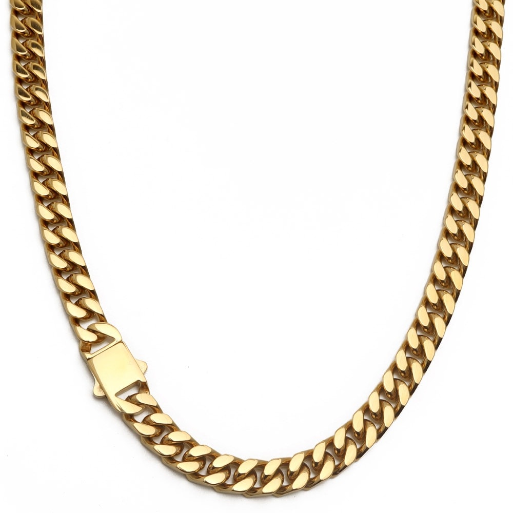 ステンレス 4面カット喜平ネックレス [n403-g-7mm]