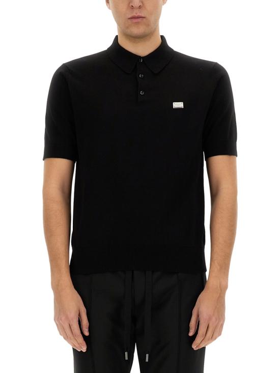 DOLCE & GABBANA Men Polo Shirts GXZ02T JBCE9N0000 BLACK