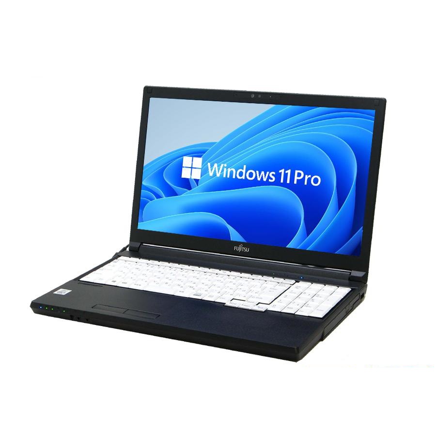美品 日本製 富士通 LIFEBOOK A577/S 中古パソコン ノートパソコン Windows11Pro Office2021 第7世代 Corei5 メモリ8GB SSD256GB