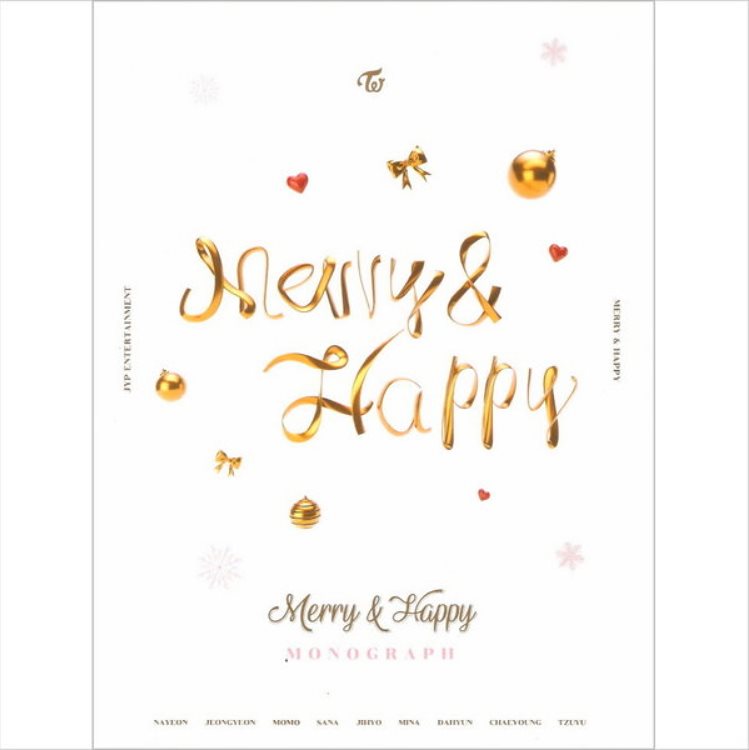 TWICE Merry Happy MONOGRAPH / フォトブック + DVD その他