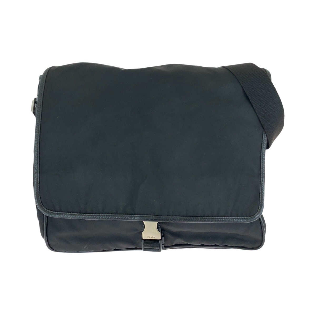 テスート 三角ロゴプレート ブラック 黒 シルバー金具 ナイロン V166 ショルダーバッグ メッセンジャーバッグ レディース 501935