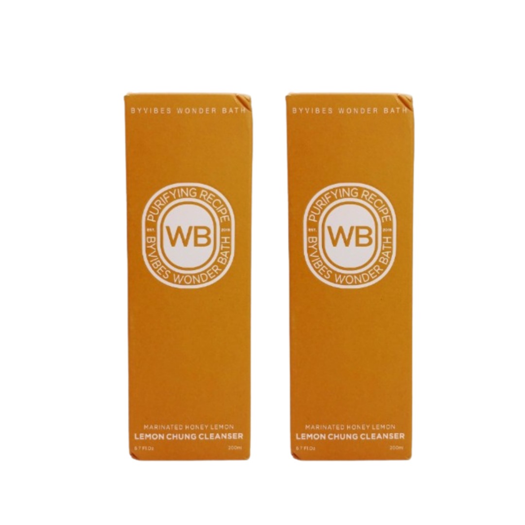 ワンダーバスレモンブルーバブルパッククレンザー 200ml 2個