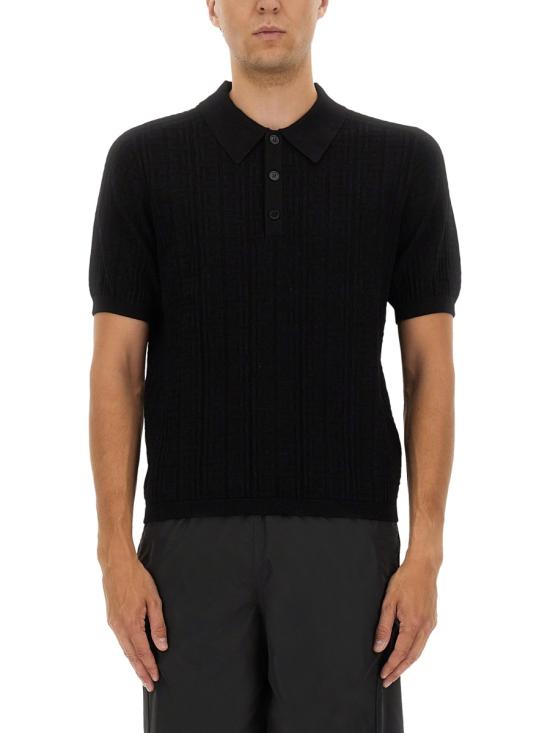 BALMAIN Men Polo Shirts FH1GB067KI63 0PA BLACK