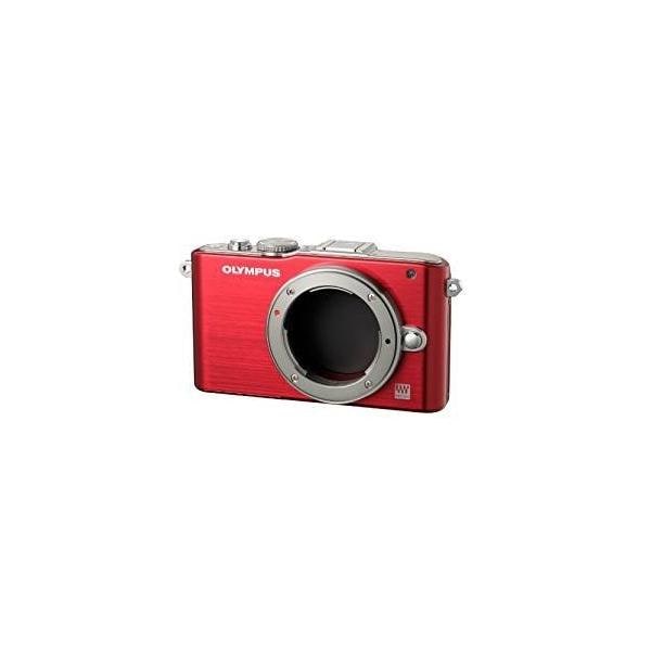 【中古】オリンパス OLYMPUS E-PL3 ボディ レッド SDカード付き