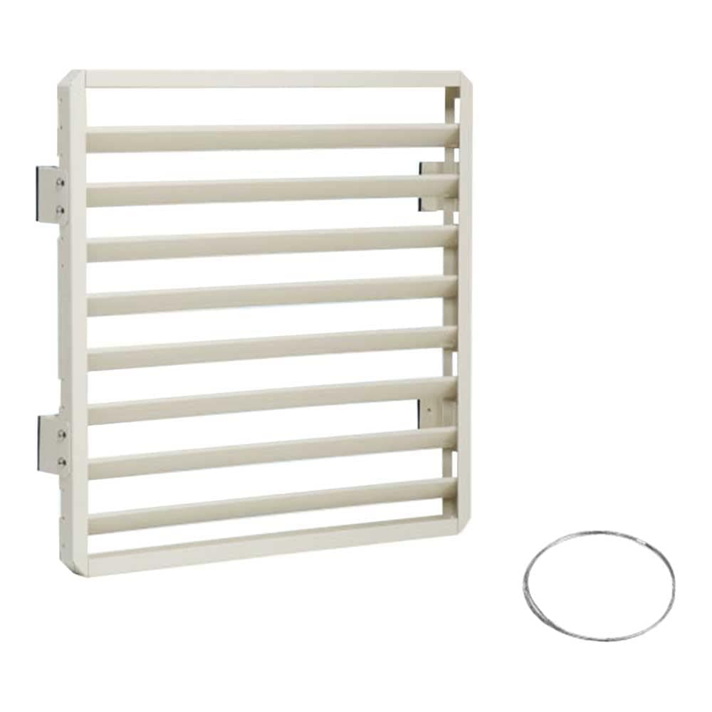 日晴金属 風向ガイド 550×550mm C-FG-AL ホワイト