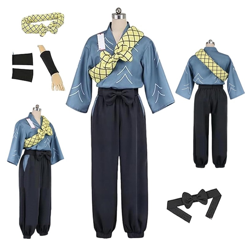 忍たま乱太郎 立花仙蔵 コスプレ衣装 忍たま コスプレ衣装 仮装 手甲&ふろしき 付き 変身 仮装 変装 ハロウィン クリスマス 誕生日 忘年会
