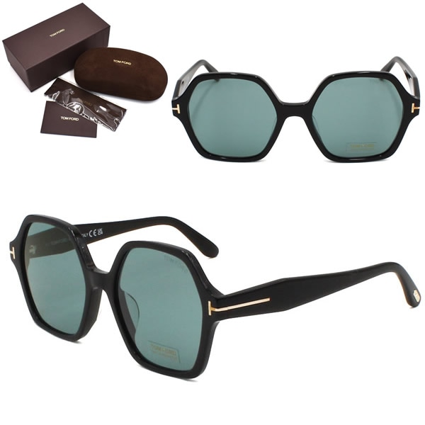 サングラス FT1032-F/S 01A 56 サングラス EYEWEAR アジアンフィット メンズ レディース ユニセックス ブラック スモーク