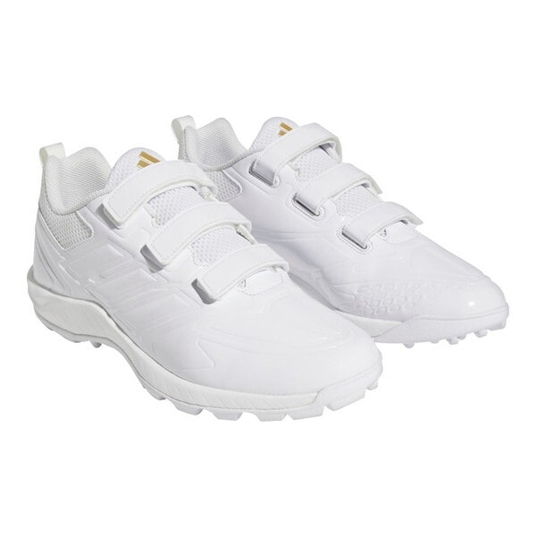 野球 ジャパントレーナーAC ベースボールスパイク JapanTrainerACBaseballCleats フットウェア ホワイト/フットウェアホワイト/ゴールドメタリック 260 GW1928