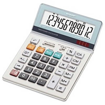 他サイト： シャープ EL-S752K-X 電卓(セミデスクタイプ) 12桁の商品画像
