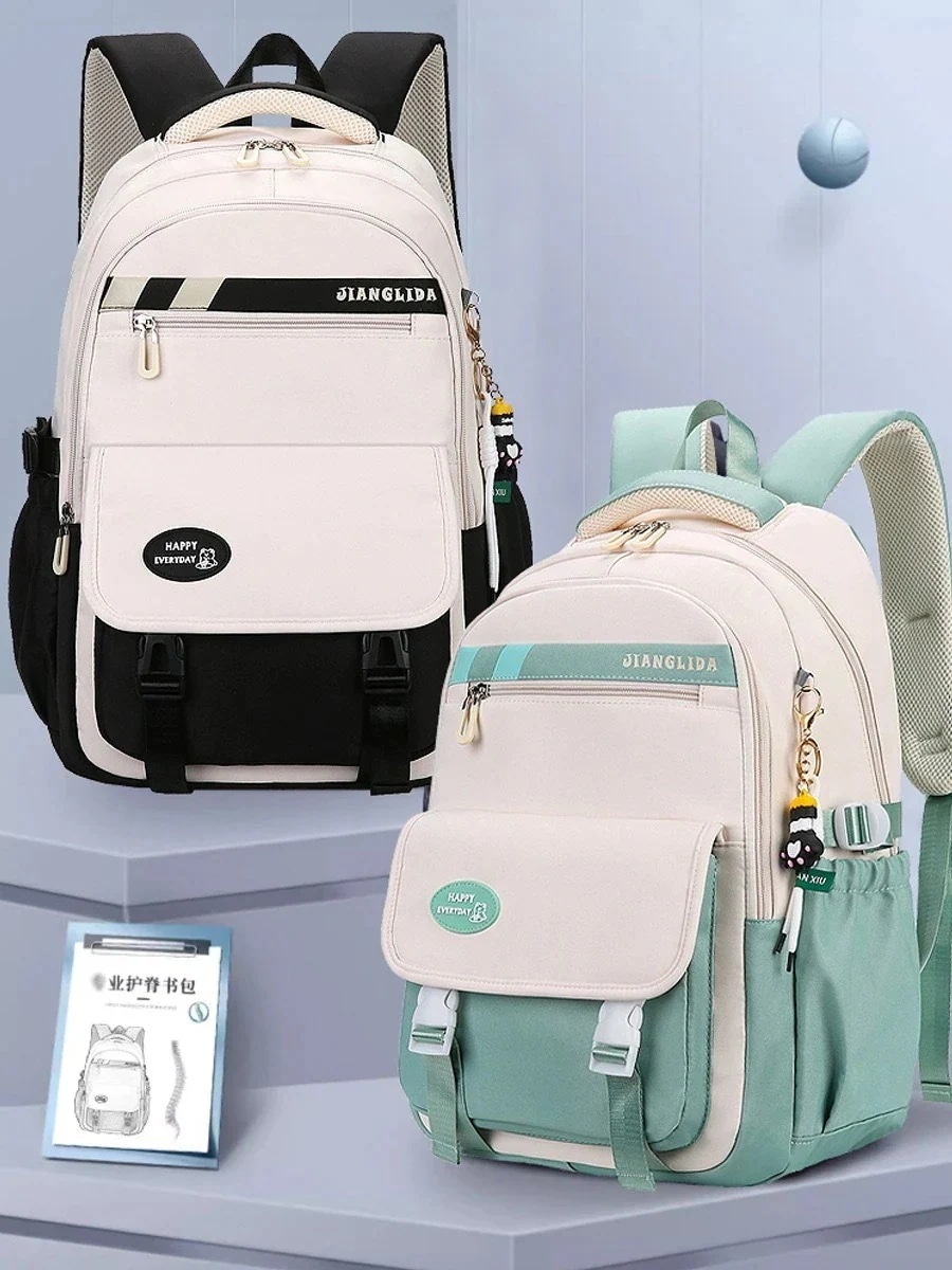 【送料無料】25発売セル女子韓国高校生大容量バックパック中学生キャンパスバックパック軽量男女兼用30%までに制限 5,313円