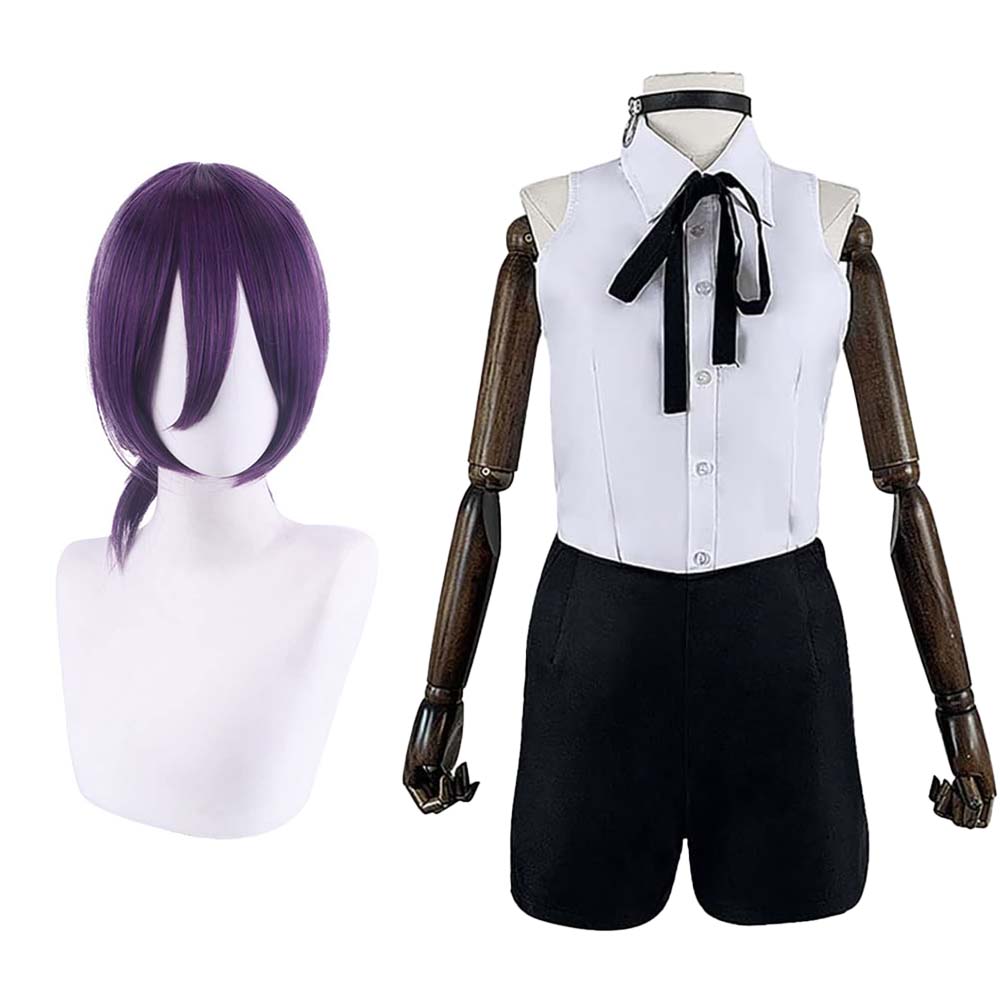 レゼ コスプレ衣装 コスチューム 全セット ウィッグ付き 演出服 人気 アニメ キャラクター 変装 仮装 撮影 クリスマス ハロウィン 学園祭 文化祭