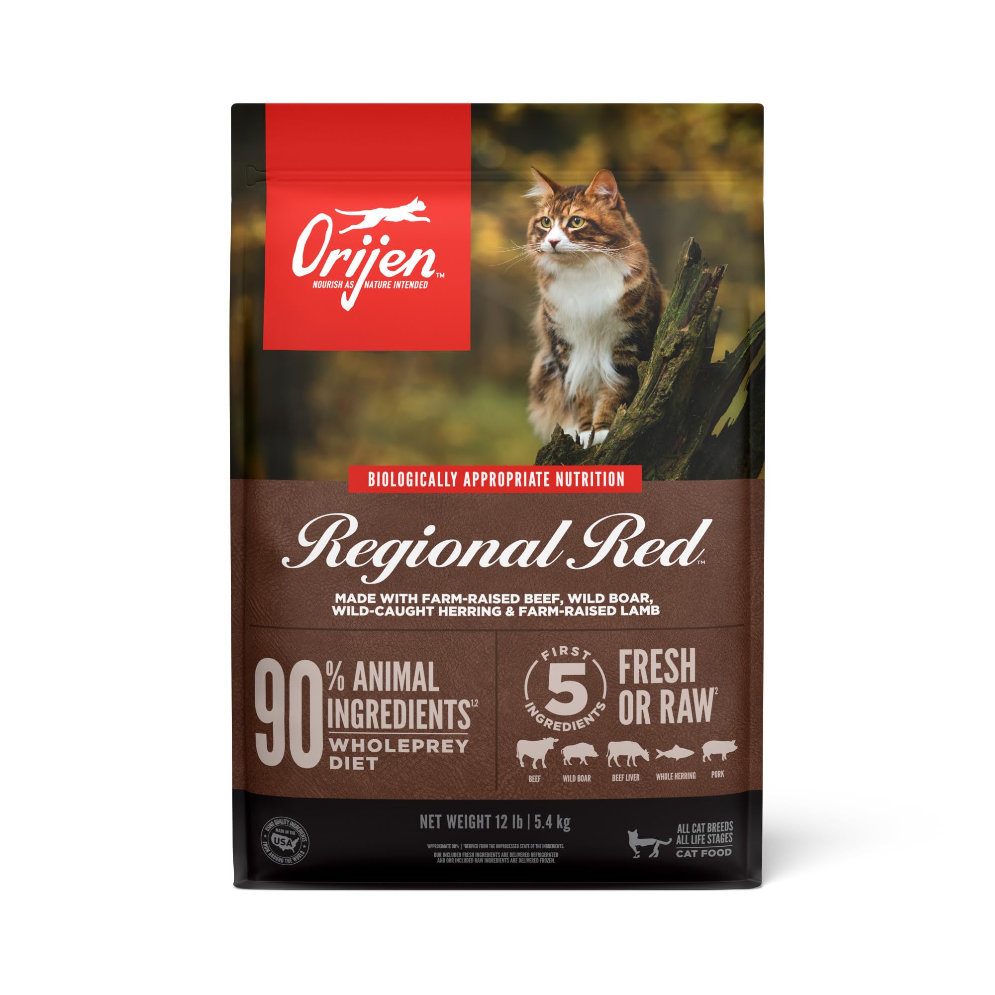 Orijen(オリジン) キャットフード レジオナルレッドキャット 5.45kg
