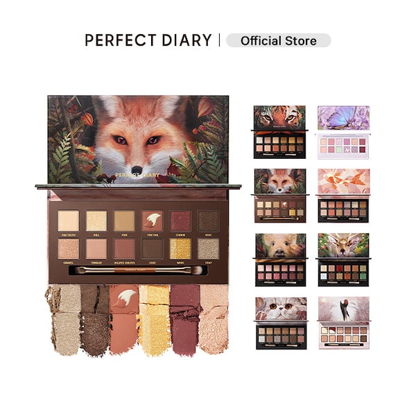 Qoo10] PERFECT DIARY [900万点年販売] 動物アイシャドウパ