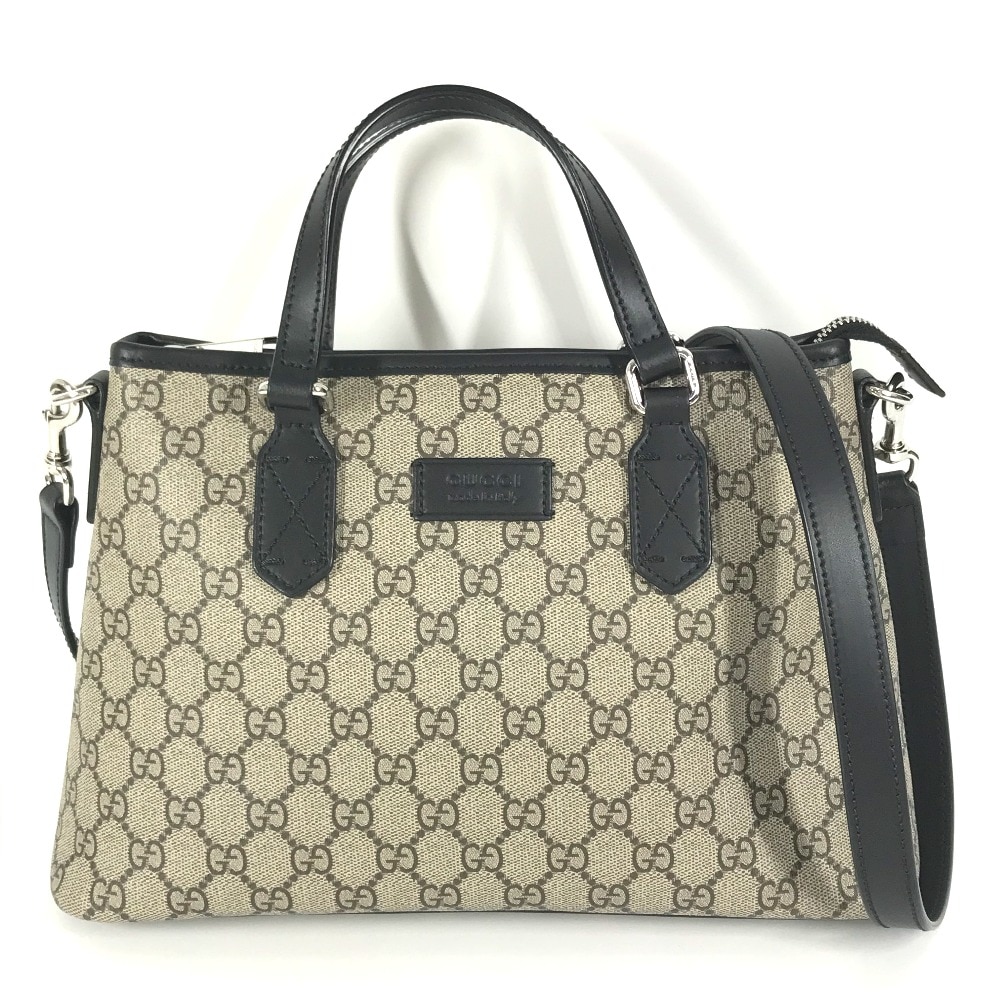 ショルダーバッグ 779867 ロゴ ハンドバッグ GGスプリーム カバン トートバッグ 2WAYバッグ 斜め掛け GGキャンバス/レザー ベージュ
