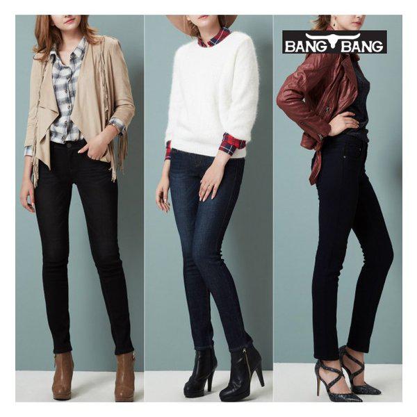 【】女性ボアファーボンディングスパンデニム3種セット