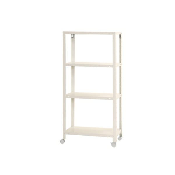 キタジマ 51070043701 NSTR-K437 ホワイト [スマートラック 4段 キャスター付] メーカー直送 8,103円
