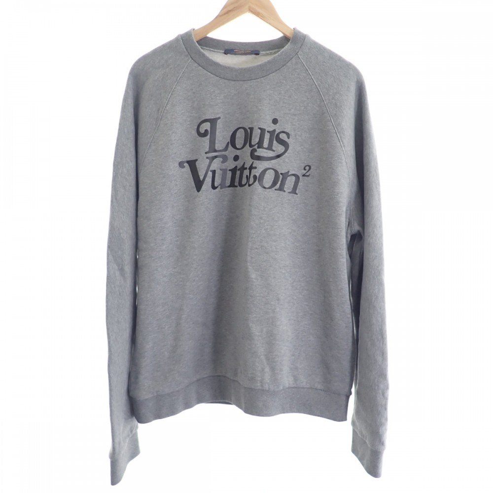 スクエアードLV ヴァージルアブロー NIGO HJY13WUYR_1A7X6Z スウェット コットン グレー L メンズ【ABランク】