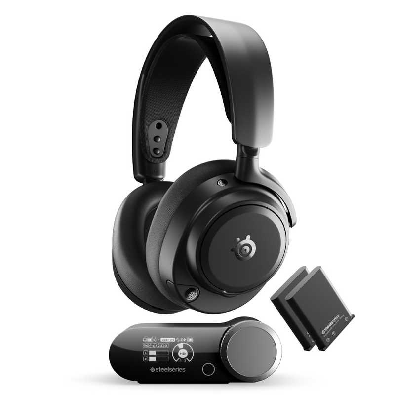 STEELSERIES　Arctis Nova Pro Omni ［ワイヤレス(Bluetooth)＋有線 / 両耳 / ヘッドバンドタイプ］ Black　61721