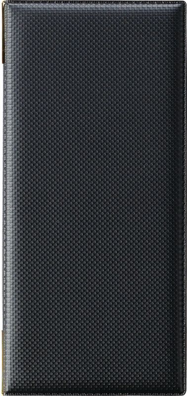 （まとめ買い）店舗用品 カーボンタイプメニューブック ピンタイプ タテ小/6ページ LB-935 ブラック [x3]