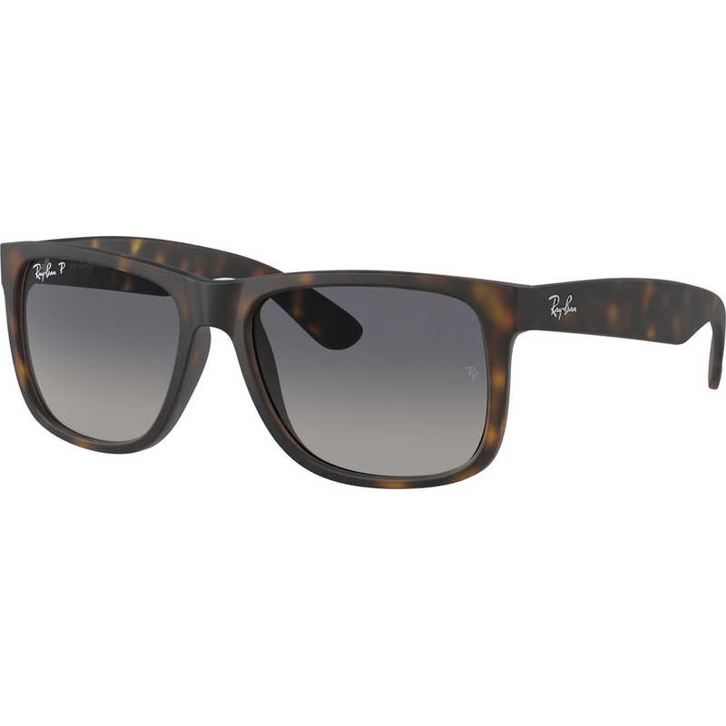 レイバン　サングラス JUSTIN(Low Bridge Fit) RB4165F 865/8S 55mm ハバナ/ブルーグラディエントポラライズド