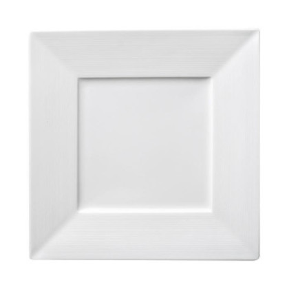 NIKKO(ニッコー) EXQUISITE(エクスクイジット) 25cmスクエアワイドリムプレート 11700-4255H