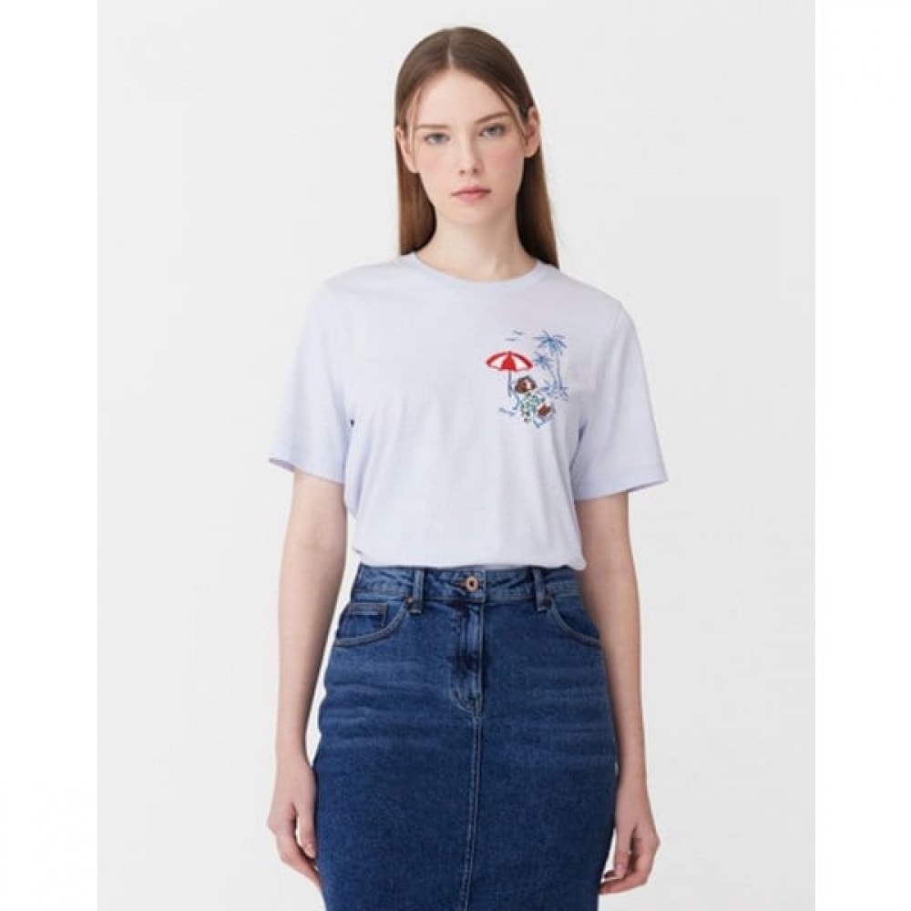 [24SS] ブループリントカラーコットンショートスリーブティーHSTS4BL33B1