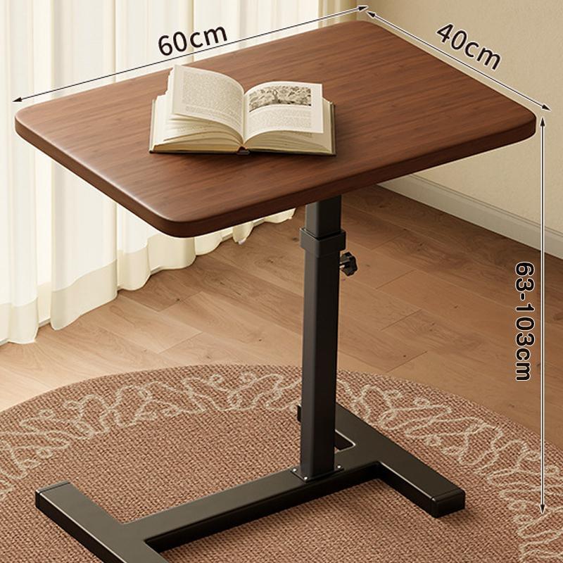 サイドテーブル 昇降式 キャスター付き 高さ66106cm 北欧 キャスター ブラック 白 スチール ベッド横 デスク 玄関 回転 おしゃれ 昇降式 食事