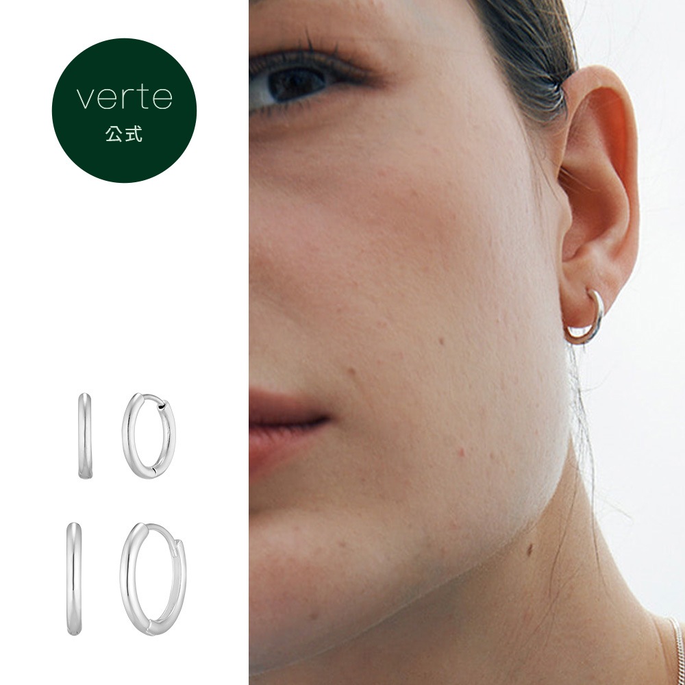 Deux.silver.131 / basic イアリング (silver)(2 size)