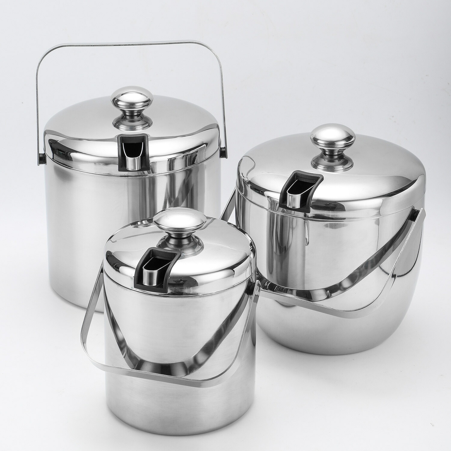 アイスペール 業務用 二重構造 真空断熱 家庭用 アイスバケツ 業務用アイスペール 全ステンレス構造 ステンレ アイスバケット 蓋 アイストング付き