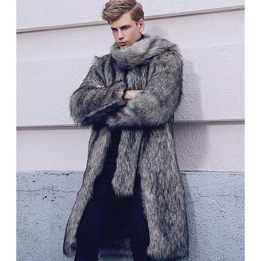 上品 メンズ 大人気 毛皮コート お洒落 厚手 秋冬 ジャケット フェイクファー ロング丈 メンズ フェイクファーコート 防寒 大きいサイズ 軽量 暖かい 冬服 M-4XL