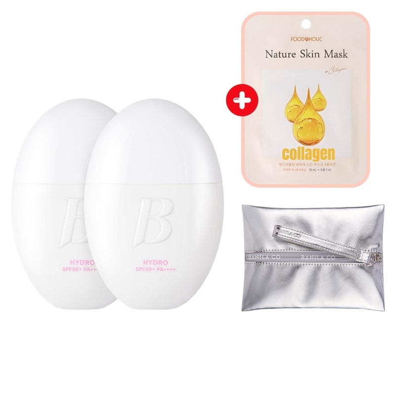 オールデイプレップハイドロUVセラムベース 30ml SPF50+ PA++++ 2個 SET（贈呈：シルバーポーチ）