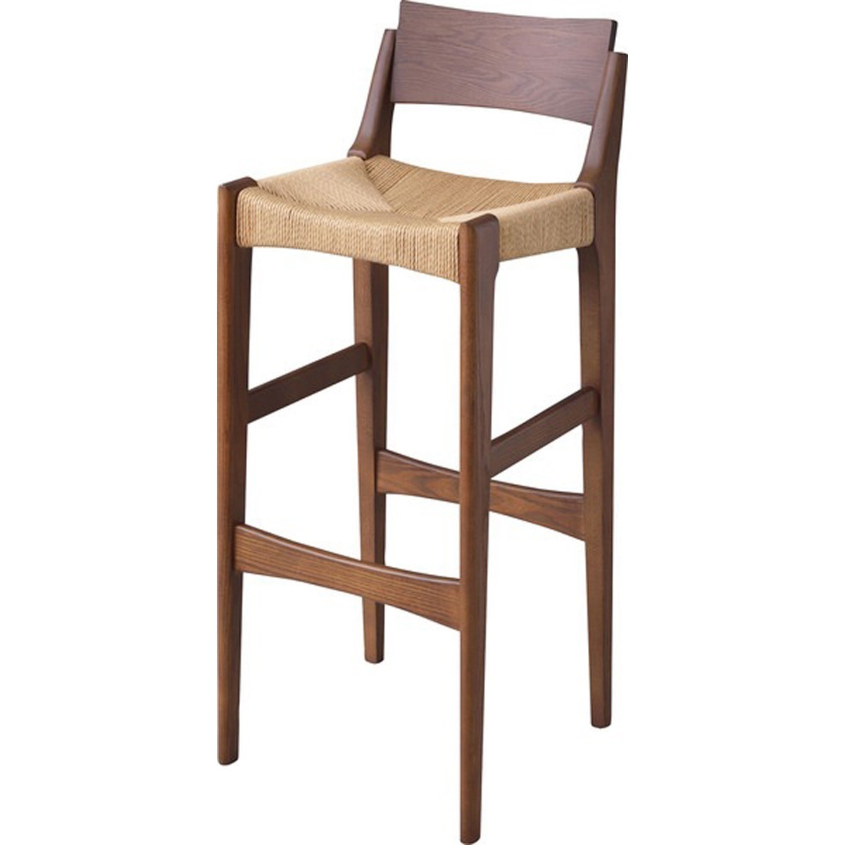 ペーパーコード ハイチェア カウンター キッチン 椅子 木製 軽い おしゃれ リゾート アジアン シンプル