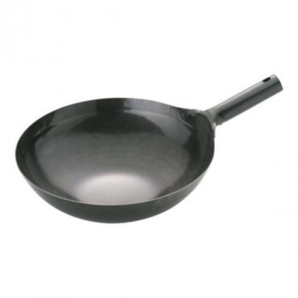 山田工業所 鉄 打出片手中華鍋(板厚1.2mm) 33cm ATY9133