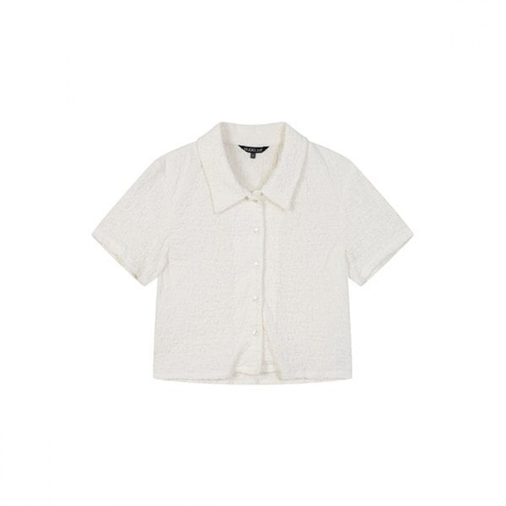 スリムフィット クロップ カラーブラウス AR2WB473