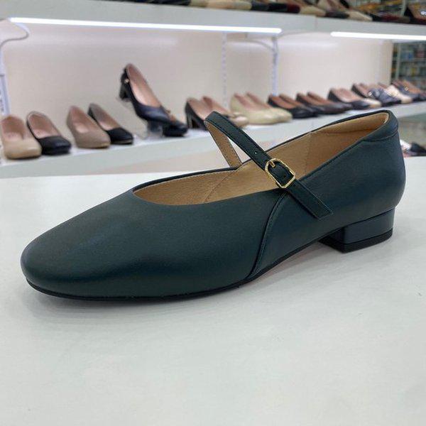 女性フラットメリージェーンシューズ PFEFQH787GR HSYS3A GN