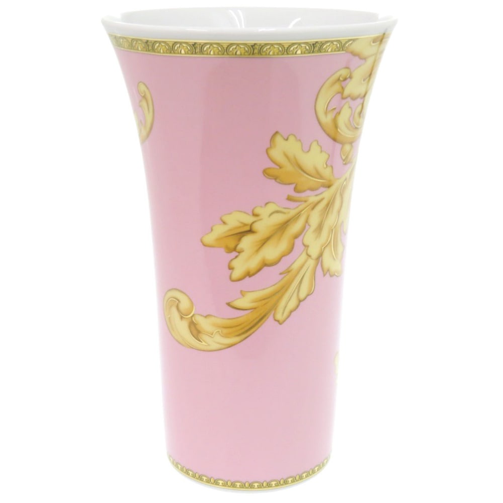 未使用品 花瓶 Les reves Byzantins その他雑貨 ポーセリン/磁器 ピンク 1082【中古】 ユニセックス