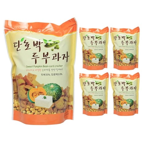 【国内正規品】 甘いかぼちゃ豆腐クッキー130g x 5p 韓国スイーツ
