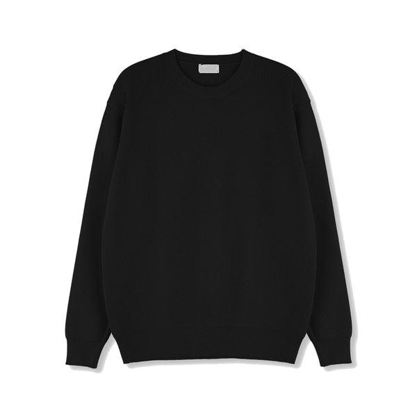 男性メリノウールウォッシャブルラウンドニットティー SG-KN-Q028-グリーン