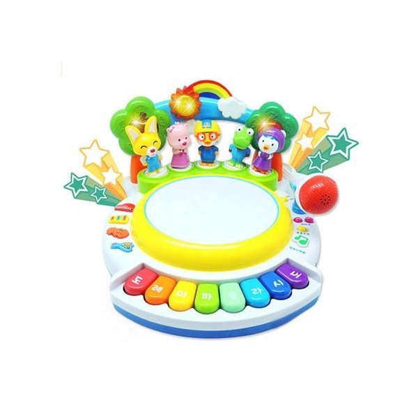 ポロロ くるくる踊る カラオケ 音楽 ダンス メロディ ピアノ シロフォン バイオリン ギター マイク