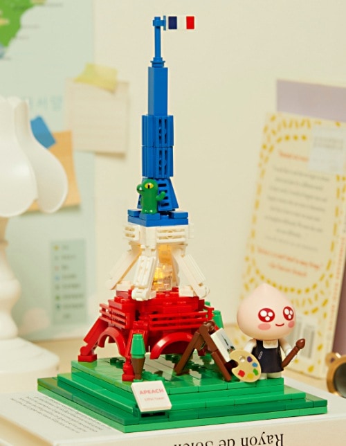 ブリックフィギュアエッフェル塔_アピーチ