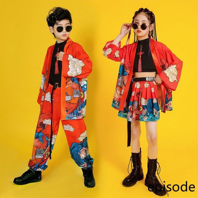 キッズダンス衣装 女の子 男の子 ヒップホップ 子供服 ｔシャツ パンツ スカート キッズ ダンス 衣装 韓国 チア チアガール 体操服 応援団 sale 激安 4,777円