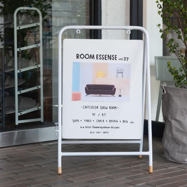 サインボード 看板 メニュー メッセージボード カフェ 店舗 スタンド 自立 おしゃれ スチール アイアン 屋内 屋外 丈夫 ID012