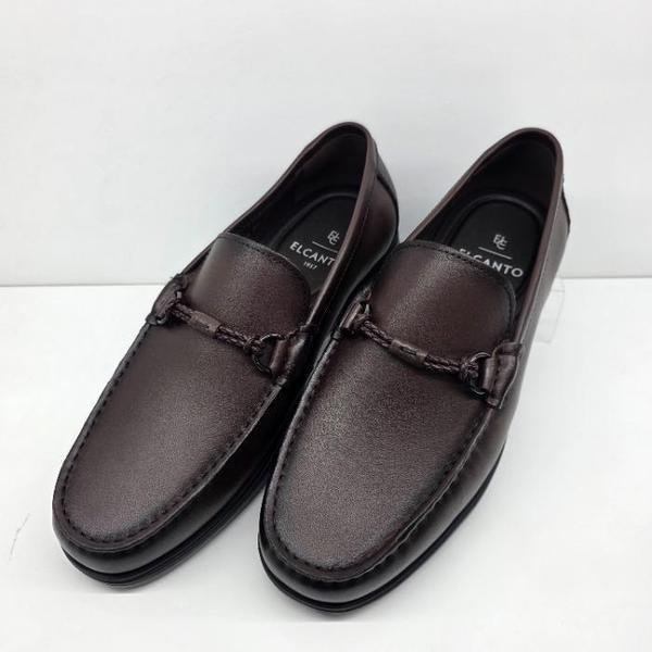 Mデパート 男性用 結び目飾り カジュアルローファー LCMD80U613 (49323049)