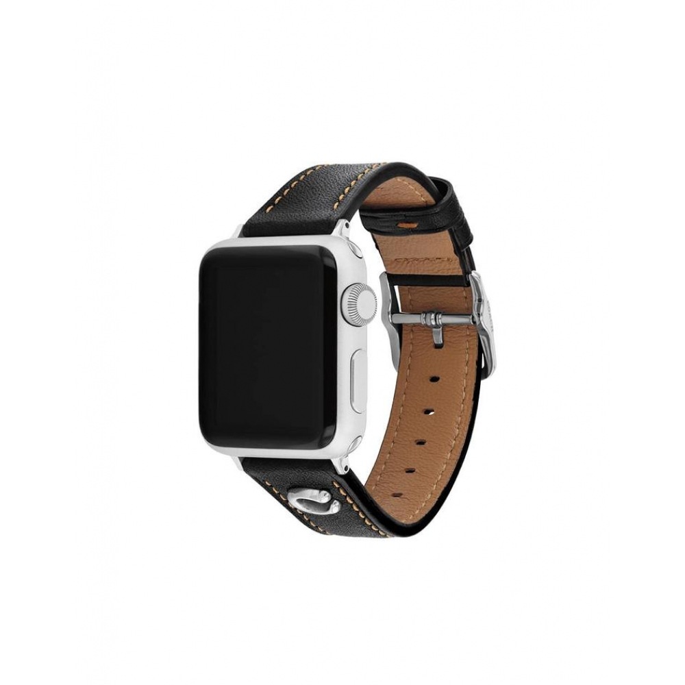 アップルウォッチレザーストラップ (38/40mm) コーチによる公式輸入品 14700076