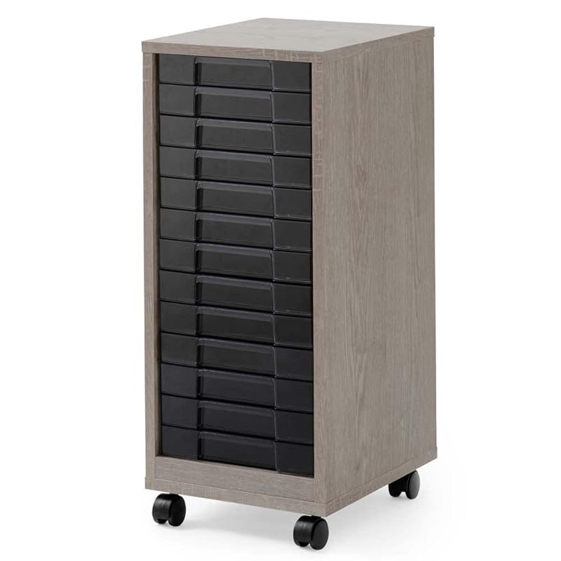 【迅速発送】【浅型13段】 アイリスオーヤマ(IRIS OHYAMA) レターケース 木目 アッシュグレー/クリアブラック A4 書類ケース 木製フロアケース 収納 棚 ケース デスク収納 書類収納 11,411円