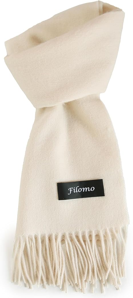 [Filomo] カシミヤ ブレンド マフラー レディース メンズ 【やわらか肌触り×22バリエーション】